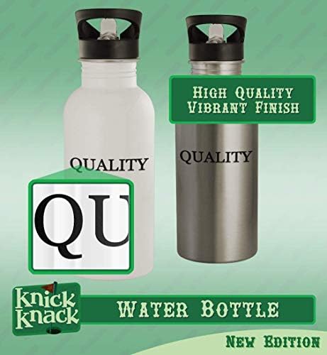מתנות Knick Knack Kearns - 20oz נירוסטה hashtag בקבוק מים חיצוניים, כסף