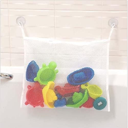 מארגן צעצוע של צעצוע של U-Buyhouse מארגן מקלחת מקלחת לאחסון צעצוע לתינוקות מהיר אמבטיה יבש מהיר כיסי סבון רשת עם ווים